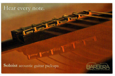 Barbera acoustic guitar pickup brochure front PHOTO.jpg